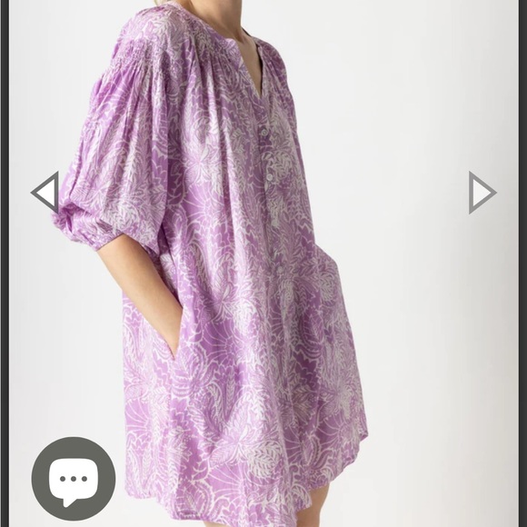 LILLA| P bracelet sleeve button down dress - Picture 3 of 5